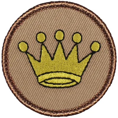 $4.49 • Buy Crown Patrol Patch - 2  Round Embroidered Patch