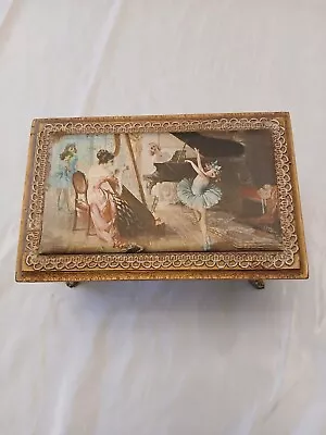 Vintage Twinkle Toes Music Box Jewelry Box Ballerina  • $22.99