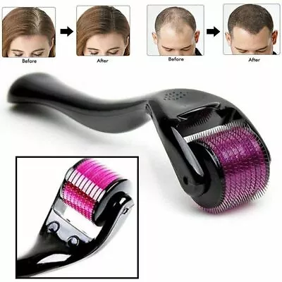 Beard Derma Roller Hair Beard Regrowth & Skin Rejuvena 540 Titanium Micro Needle • $6.99