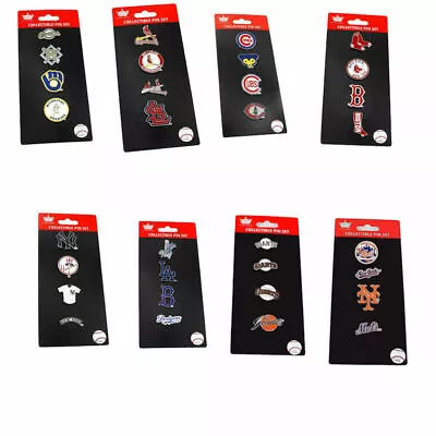 4 Pin Set Collectible Throwback MLB PICK YOUR TEAM • $9.99