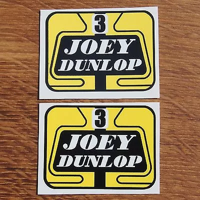 Motorcycle Biker Vinyl Sticker Helmet Isle Of Man TT North West 200 JOEY DUNLOP • £3.50