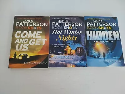 $19.95 • Buy James Patterson Book Shots: Hidden; Hot Winter Nights; Come And Get Us Paperback