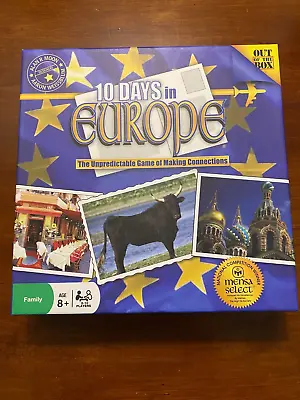 £58.07 • Buy 10 Days In Europe - Out Of The Box Board Game - Complete