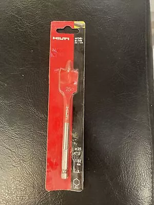 £9.50 • Buy Hilti 25mm Spade Bit WDB-S-H6 25 X 152