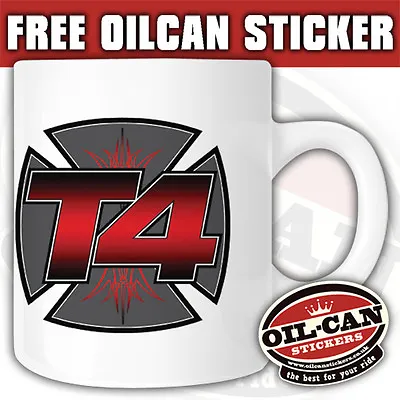 T4 Iron Cross Mug Mr Oilcan Exclusive Limited Edition Dub Transporter  • £8.99