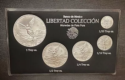 2023 Mexico 5-Coin Silver Libertad Set. 1.9 Oz New In Case • $185