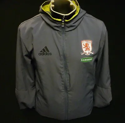 Middlesbrough Fc Football 2016 / 2017 Adidas Training Jacket Size S • £15.95
