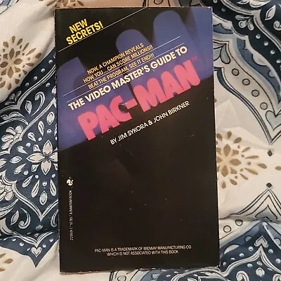 1982 Video Masters Guide To Pac-Man Jim Sykora John Birkner Bantam PB Vintage • $19.95