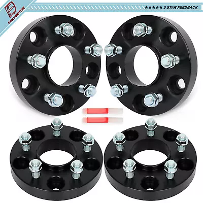 (4) 1 Inch 5X5 To 5X4.5 Hubcentric Wheel Adapters 1/2  Studs 71.5mm For Jeep • $68.41