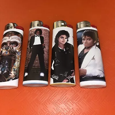 New 4 Custom Bic Michael Jackson Jackson 5 Bic Collection Lighters L@@K • $23