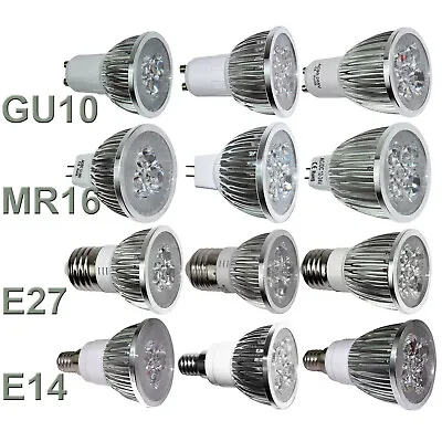 1-10X Dimmable LED Spotlight Bulbs GU10 MR16 E27 E14 9W 12W 15W Lamp 110V 220V K • $44.87