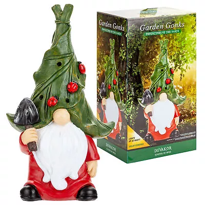 Ladybird Hat Garden Gonk Solar Powered • £18.99