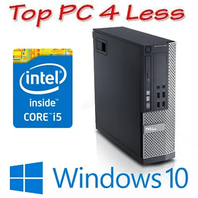 $99 • Buy Dell Optiplex 9020 SFF Desktop PC Intel I5 4570 8G 500G Win 10 Pro