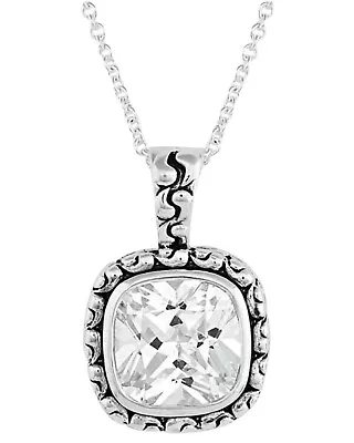 Montana Silversmiths Women's Silver Western Delight Crystal Necklace Silver • $40.43