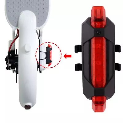 USB Rechargeable Rear Flashlight LED Light For Xiaomi M365 Warning Tail Light • $6.81