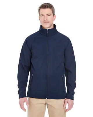 UltraClub Men's Soft Shell Weather Resistant 3 Layer Jacket - Navy - 3XL - New • $13.99