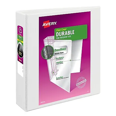 Avery Durable 2  EZD 3-Ring View Binder White (09501) • $9.31