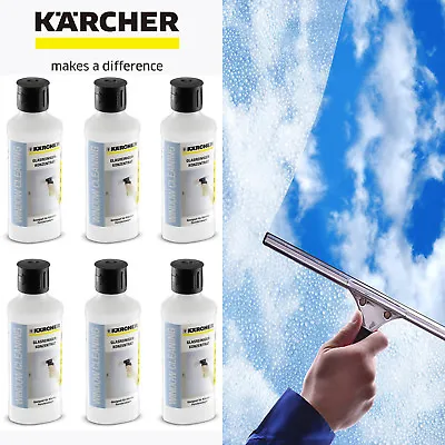 KARCHER 500ml Glass Cleaning Concentrate For Window Vac Karcher Cleaner X 2-6 • £10.99