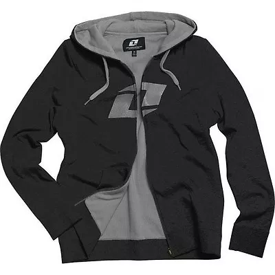 One Industries Women Number One Hoodie Sweatshirt Black Motocross MX ATV SX • $19.95