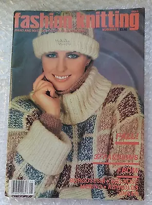 Vintage November 1982 Fashion Knitting Magazine Number 5 • $12.99