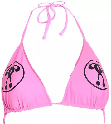 MOSCHINO Swim Italy Pink BikInI Top Padded Womens Sz XL NWT$165 Fuchsia • $49