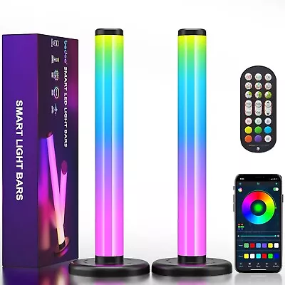 360° LED Light Bars RGB Light Bars Ambient Lighting With DIY Music Sync 213 • £9.99