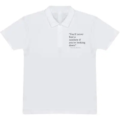 Inspirational Charlie Chaplin Quote Adult Polo Shirt / T-Shirt (PL077677) • £12.99