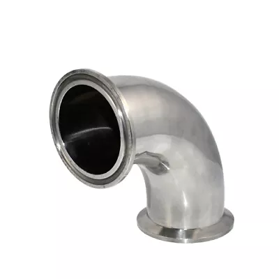 2” Inch 51mm Sanitary 90 Degree Elbow Tri Clamp Ferrule End Stainless Steel 316 • $15.06