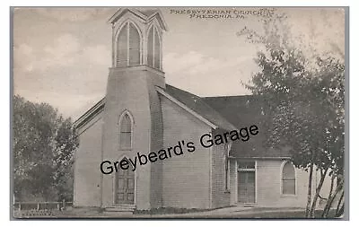 Presbyterian Church FREDONIA PA Mercer County Vintage 1908 Postcard • $4.99