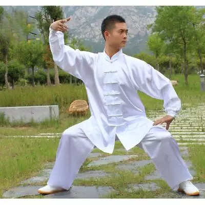 Adults Chinese Tai Chi Performance Clothing Kung Fu Wushu Martial Arts Suit • £31.60