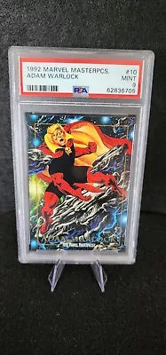 Adam Warlock 1992 Skybox Marvel Masterpieces #10 PSA 9 MINT • $20