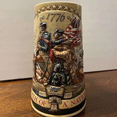 Miller Genuine Draft Beer Stein Birth Of A Nation 1776 Third In A Series • $17.12