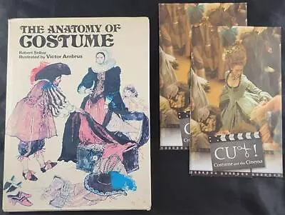 Vintage The Anatomy Of Costume Book Robert Selbie & Costume Of Cinema Movie • $9.95