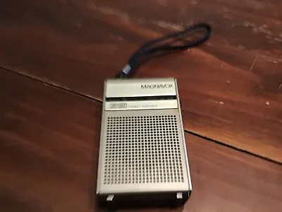  Vintage Transistor Radio Magnavox 39 Pocket Portable Working With Good Volume • $25