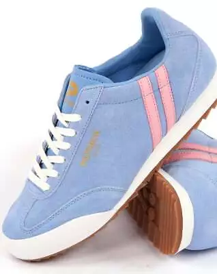 Patrick Rio Trainers Sky Blue/Pink - Sneakers 80s Retro Casuals Sneakers • £75