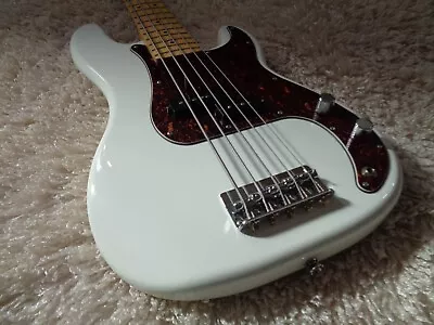 RARE 2015 Fender Squier Vintage Modified Precision V Bass Olympic White • $774.99