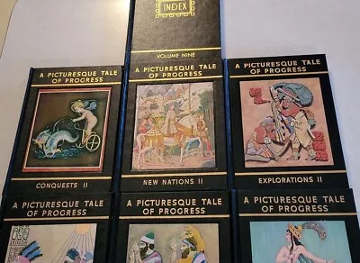 A Picturesque Tale Of Progress 1957 Vol 1-9 Olive Beaupre Miller Missing 5 And 7 • $24