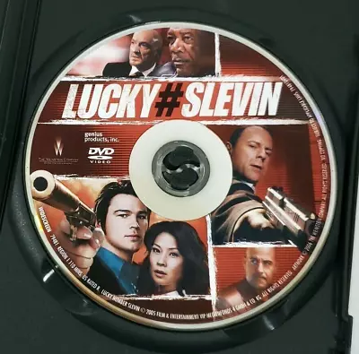 Lucky Number Slevin DVD Disc Only Josh Hartnett Morgan Freeman Lucy Liu Willis • $3.95