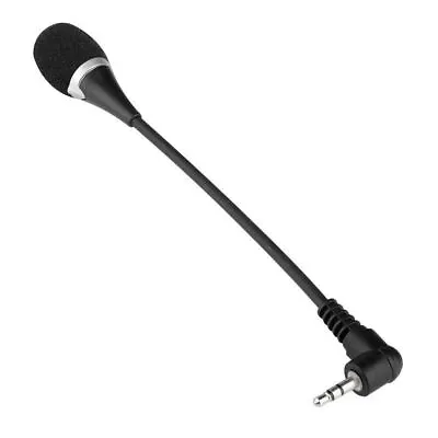 Black Handheld Mini 3.5mm Stereo Mic Audio Microphone For PC Mobile Phone Laptop • $3.56