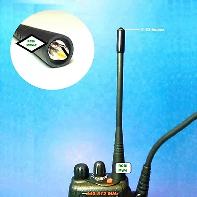 MW4 UHF 406-512 TUNED Whip Antenna For Motorola P50 P100 P110 HT750 SP10 SP50 • $23.49