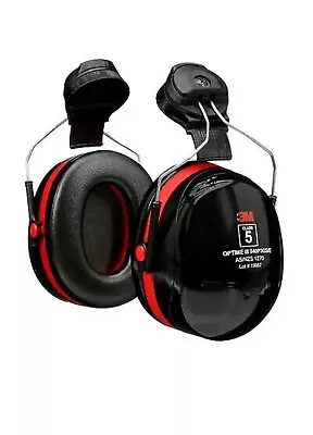 3M H54GP  Optime III Peltor Helmet Earmuffs Ear Muff Hearing Protection Class 5 • $49.95