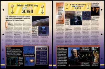 £1.49 • Buy Celtris III - The Cardassian Union - Star Trek Fact File Page