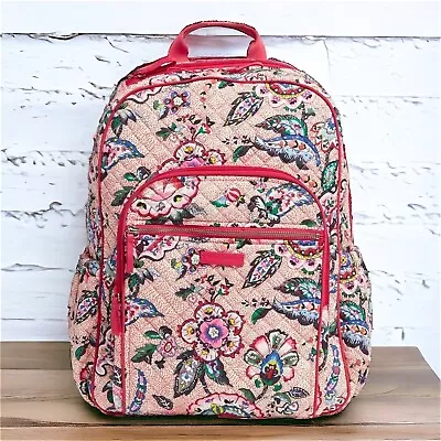 New With Tags  Vera Bradley Campus Tech Backpack In Stitched Flowers • $65