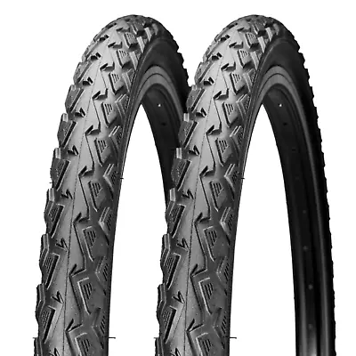 2x Schwalbe Land Cruiser Bike Tyres K-Guard Black 26 X 2.00 Suit Gravel And Road • $74.95