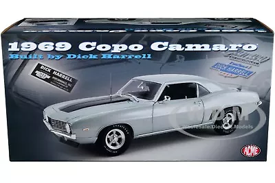 1969 Chevrolet Copo Camaro Cortez Silver 1/18 Diecast Model By Acme A1805725 • $89.99