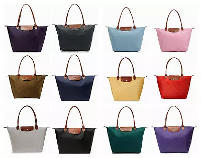 NWT Longchamp Le Pliage Large Nylon Shoulder Tote 1899089 MANY COLORS AUTHENTIC • $155