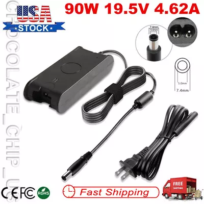 $11.99 • Buy 90W Charger For Dell Latitude Series Laptop AC Adapter Power Supply 19.5V 4.62A