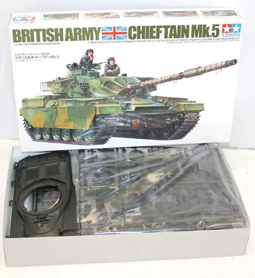 TAMIYA British Army Chieftain Mk.5 1:35 Scale Military Tank Model Kit - S89 • £9.99