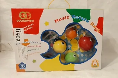 Goodway Musical Nursery Mobile Multifunctional Music Bed Bell Colorful Fishes • $85