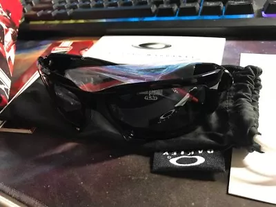 Oakley OO9095-14 DUCATI SCALPEL POL BLK W/BLACK IRIDIUM • $350